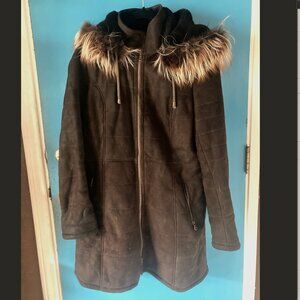 Overland M Leather Sheepskin 3/4 Jacket